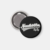 Classic Berlin Neukölln 44 Oldschool-Logo Magnet (Vorderseite/Rückseite)