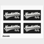 Classic Berlin Neukölln 44 Stadt Rechteckiger Aufkleber (Blatt)