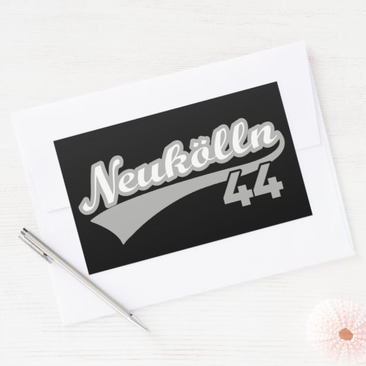 Classic Berlin Neukölln 44 Stadt Rechteckiger Aufkleber (Umschlag)
