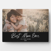 Classic Best Mama Ever Single Foto Plaque Fotoplatte (Vorderseite)