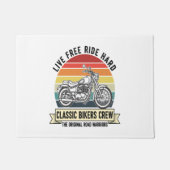 Classic Bikers Crew Motorrad.jpg Fußmatte (Vorderseite)