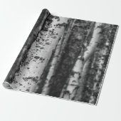 Classic Birch Forest Wrapping Paper Geschenkpapier (Ungerollt)