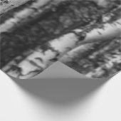 Classic Birch Forest Wrapping Paper Geschenkpapier (Ecke)