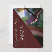 Classic Bird V-Day Alles erinnert mich (arabisch) Mitteilungskarte (Vorderseite)