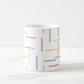 Classic Birthday Candles - White Coffee Tasse (Mittel)