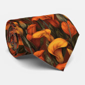 Classic Birthday Gifts For Boyfriend Calla Lilies Krawatte (Gerollt)