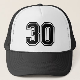Classic Black 30. Geburtstag Party Trucker Hat Truckerkappe