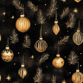 Classic black and gold watercolor holiday throw fleecedecke