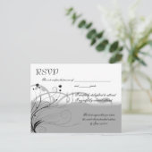 Classic Black and Gray UAWG Einladungspostkarte (Stehend Vorderseite)