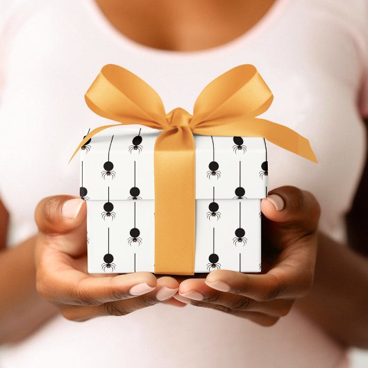 Classic Black and White Halloween Geschenkpapier Set