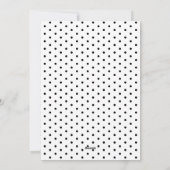 Classic Black Botanical Frame Foto Weihnachten (Rückseite)