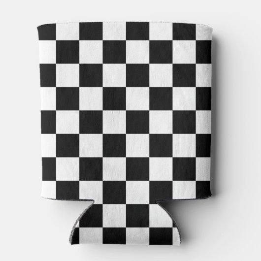 Classic black checkerboard dosenkühler (Rückseite)
