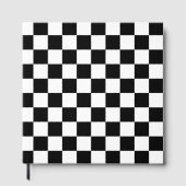 Classic black checkerboard gästebuch (Vorderseite)