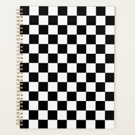 Classic black checkerboard planer