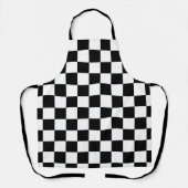 Classic black checkerboard schürze (Vorderseite)
