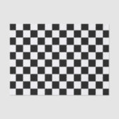Classic black checkerboard seidenpapier (Vorderseite)