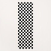 Classic black checkerboard yogamatte (Vorderseite)