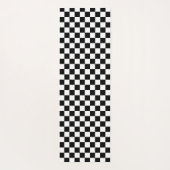 Classic black checkerboard yogamatte (Rückseite)
