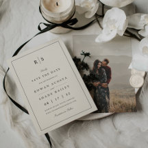 Classic Black & Ecru Monogram Foto