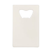 Classic Black & Ecru Monogram Wedding Geldbeutel Flaschenöffner (Rückseite)