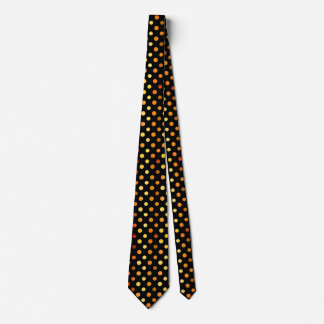 Classic Black & Gold Polka Dot Krawatte