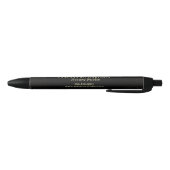 Classic Black & Gold Werbenotar Kugelschreiber (Unterseite)