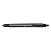 Classic Black & Gold Werbenotar Kugelschreiber (Rückseite)