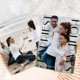 Classic Black Two Foto Fest Urlaub Feiertagskarte