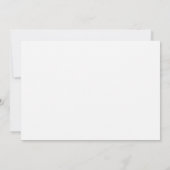 Classic Black & White Script Couples Bridal Shower Einladung (Rückseite)