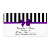 Classic Black Whlpool Stripe Purp H Weinflaschen E (Vorne)