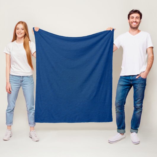 Classic Blue Abstrakt Fleecedecke (Beispiel)