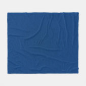 Classic Blue Abstrakt Fleecedecke (Vorderseite (Horizontal))