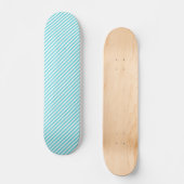 Classic blue and white diagonal stripes skateboard (Vorderseite)