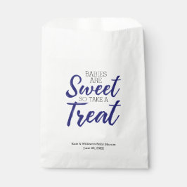 Classic Blue Babies Sweet Boy Baby Shower Party Geschenktütchen