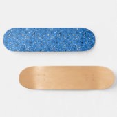 Classic Blue Bandana Paisley Skateboard (Horizontal)