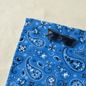 Classic Blue Bandana Paisley Strandtuch (Beispiel)