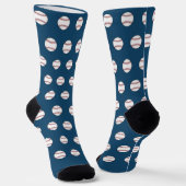 Classic Blue Baseball Socks Socken (Gewinkelt)