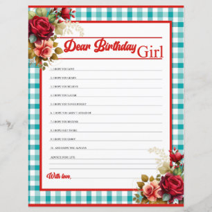 Classic Blue Birthday Party Liebe B-Day Girl Game
