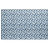 Classic Blue Boho Blume Stoff (Yard (91,4 cm))