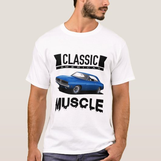 Classic Blue Charger T-Shirt (Vorderseite)