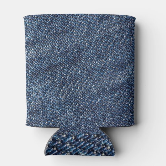Classic Blue: Denim Background Dosenkühler (Rückseite)
