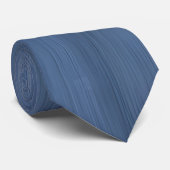 Classic Blue Denim Stripe Neck Tie Krawatte (Gerollt)