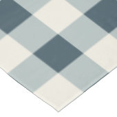 Classic Blue Farmhouse Gingham Style Tischdecke (Schrägansicht)