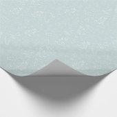 Classic Blue Floral Geschenkpapier (Ecke)