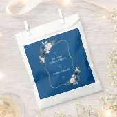 Classic Blue Floral Liebe ist süße Hochzeit Geschenktütchen (Ausgeschnitten)