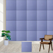 Classic Blue Gingham Checkered Keramik Tile Fliese