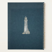 Classic Blue Gold Inspirational Sailing  Planer (Rückseite)