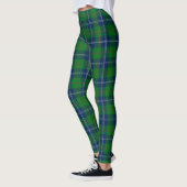 Classic Blue Green Christmas Tartan Kariertes Must Leggings (Links)