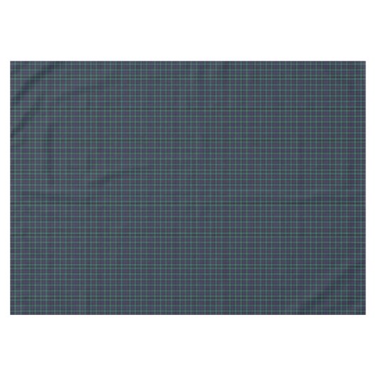 Classic Blue Green Kariert Tischdecke (Vorderseite (Horizontal))