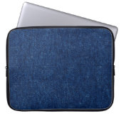 "Classic Blue Jeans" Electronics Bag Laptopschutzhülle (Vorderseite)